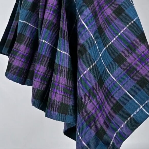 Tartan Men Kilt Pride Of Scottish Traditional Outfit Kilt High-Quality Acrylic - Picture 1 of 11